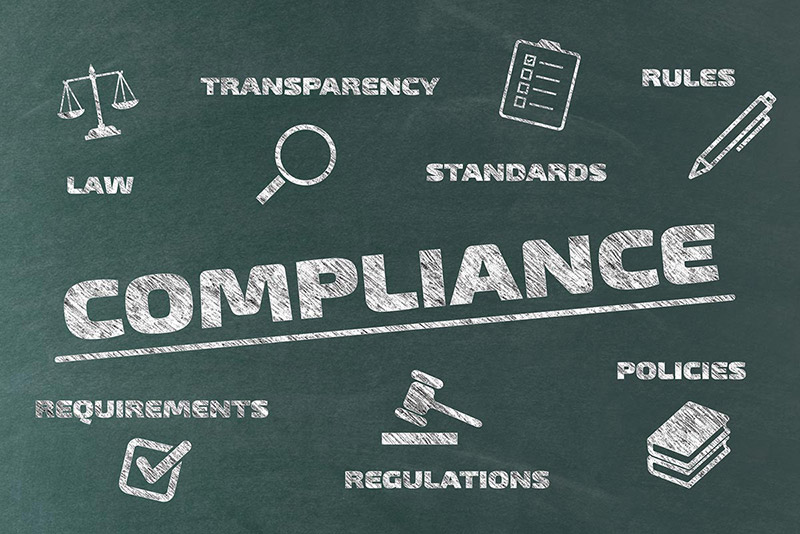 An infograph on compliance